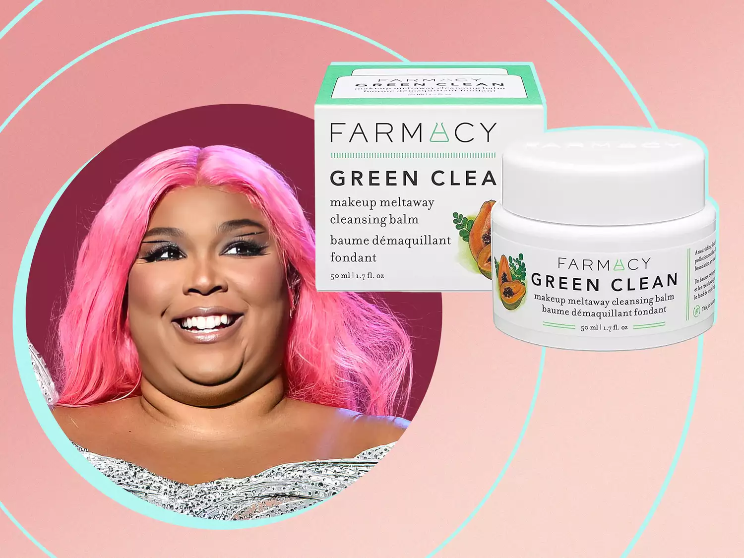 Lizzo and Farmacy Green Clean Cleanser